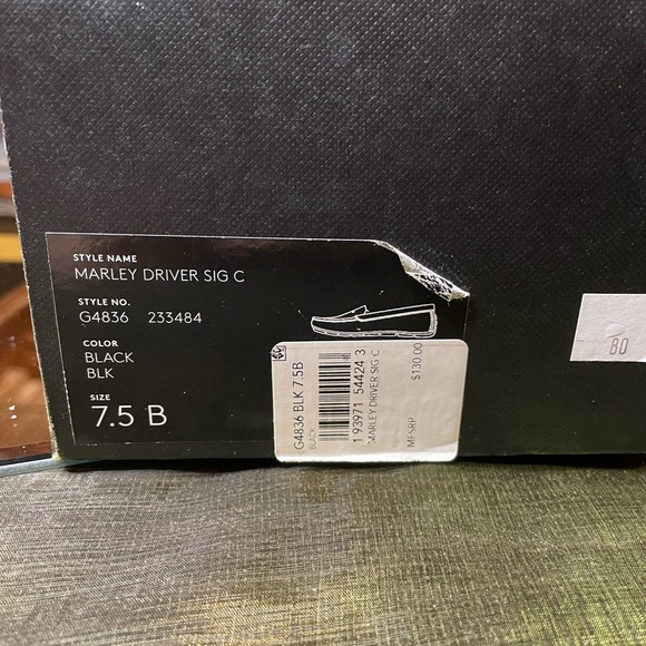 Size 7.5 Coach Marley Driver loafers in black signature canvas - Picture 6 of 6